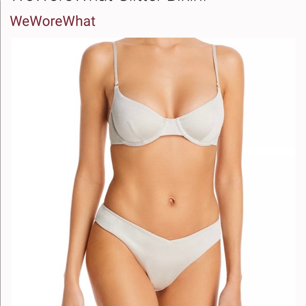 WeWoreWhat Glitter Bikini